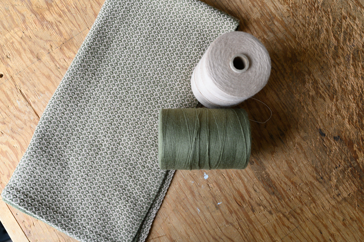 Quadrant Twill Tea Towels Kit: Olive