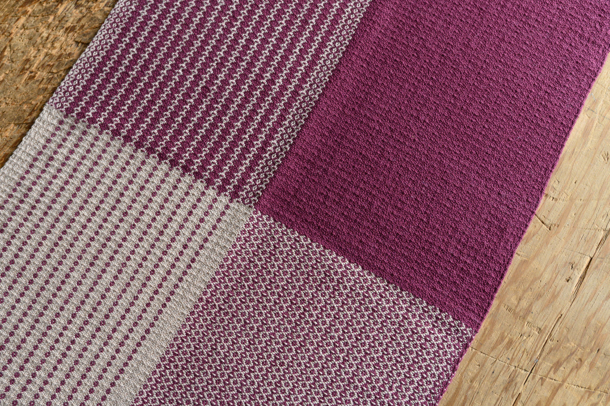 Quadrant Twill Tea Towels Kit: Wine