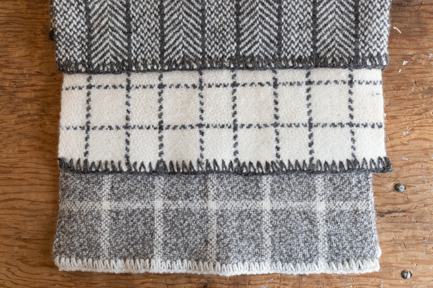 Parkland Blanket Wool Pattern: Broken Twill Checks