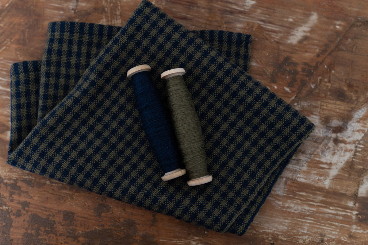 Weave a Mountain Check Tea Towel: One day beginner friendly