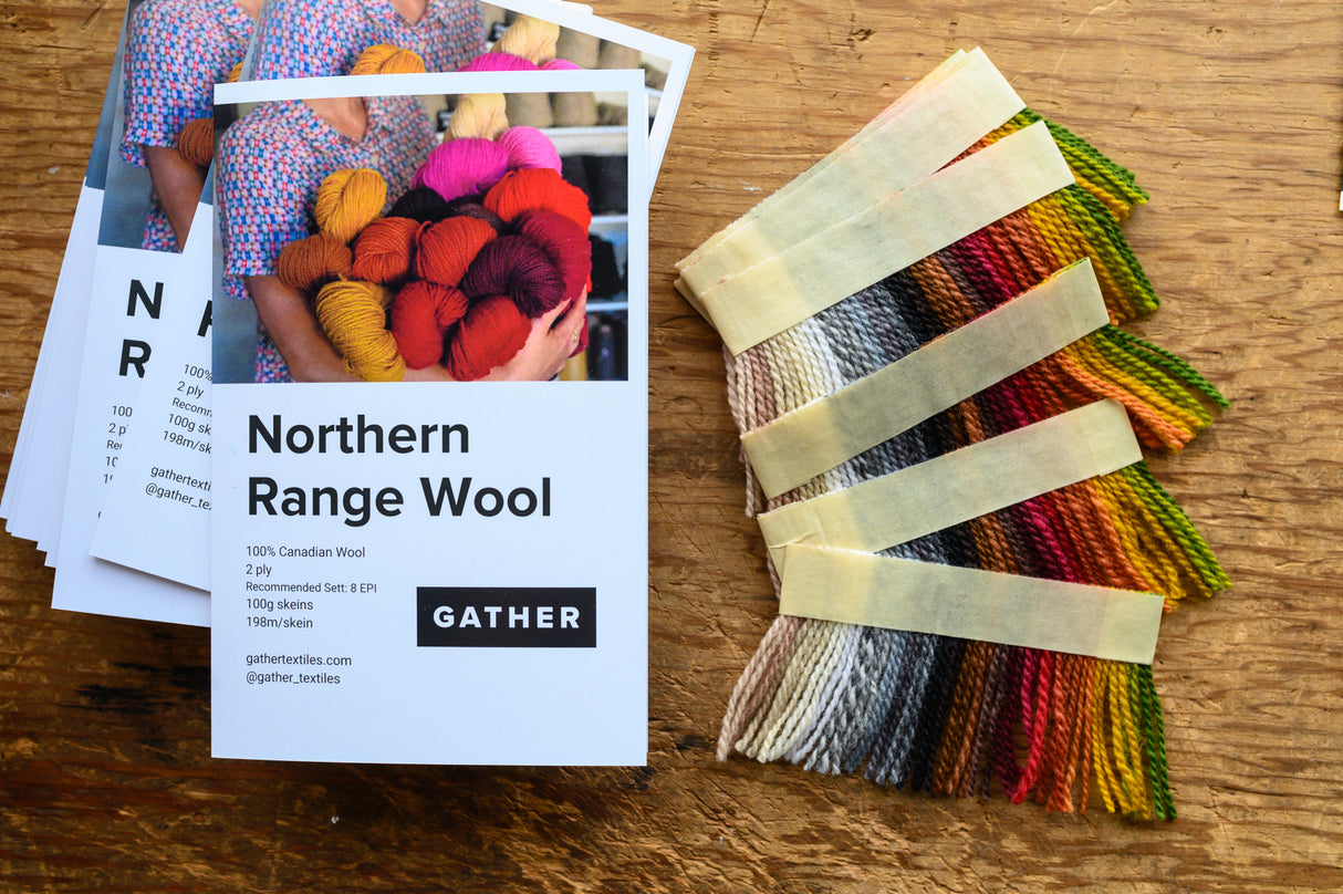 Northern Range Wool Sample Colour Cards