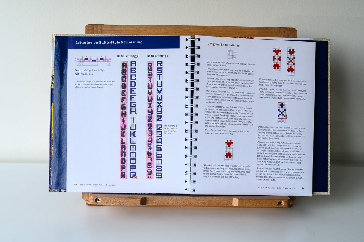The Weaver's Inkle Pattern Directory: 400 Warp-Facced Weaves by Anne Dixon
