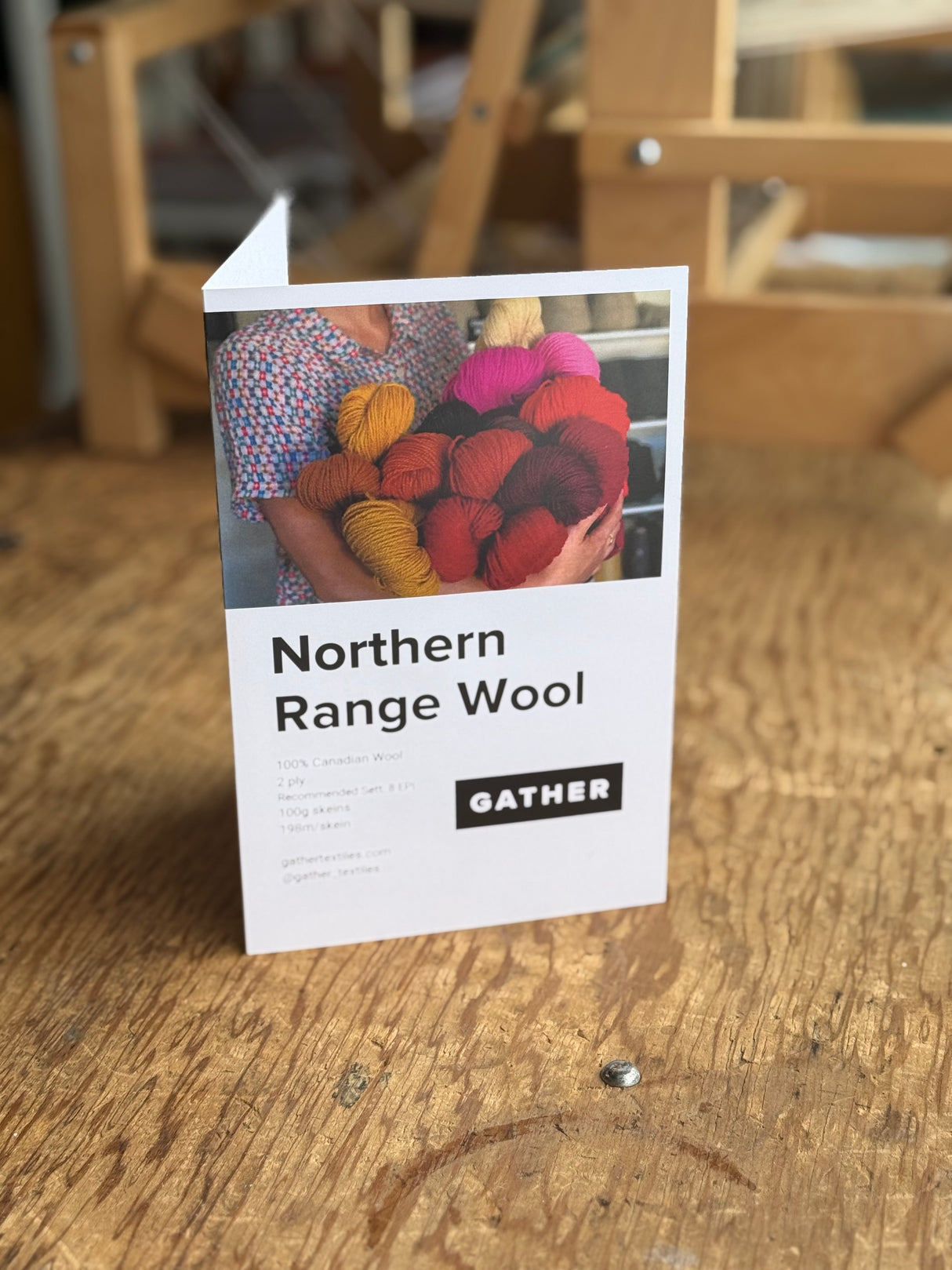 Northern Range Wool Sample Colour Cards