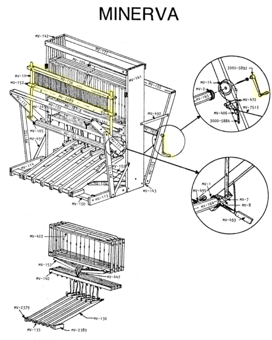 Minnerva 8S 22" Replacement Parts