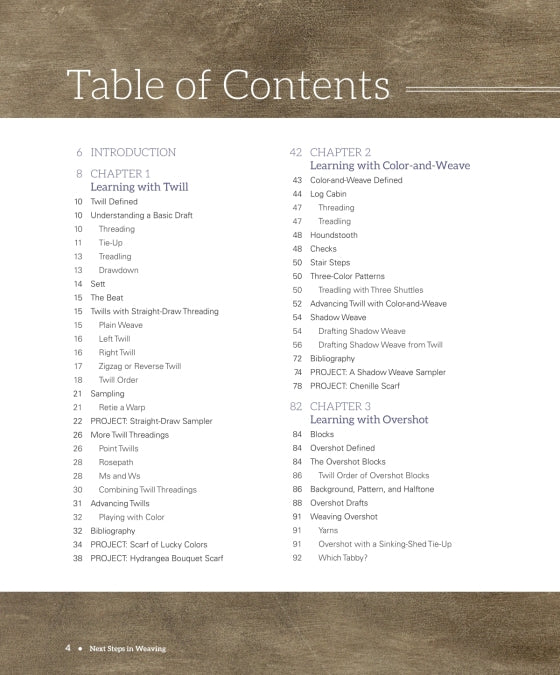 Next Steps in Weaving