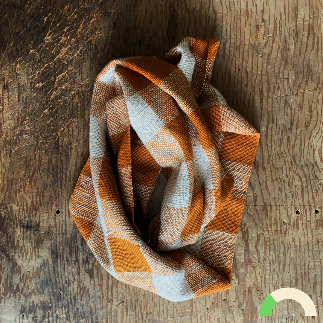 Fall Checks Infinity Scarf Kit