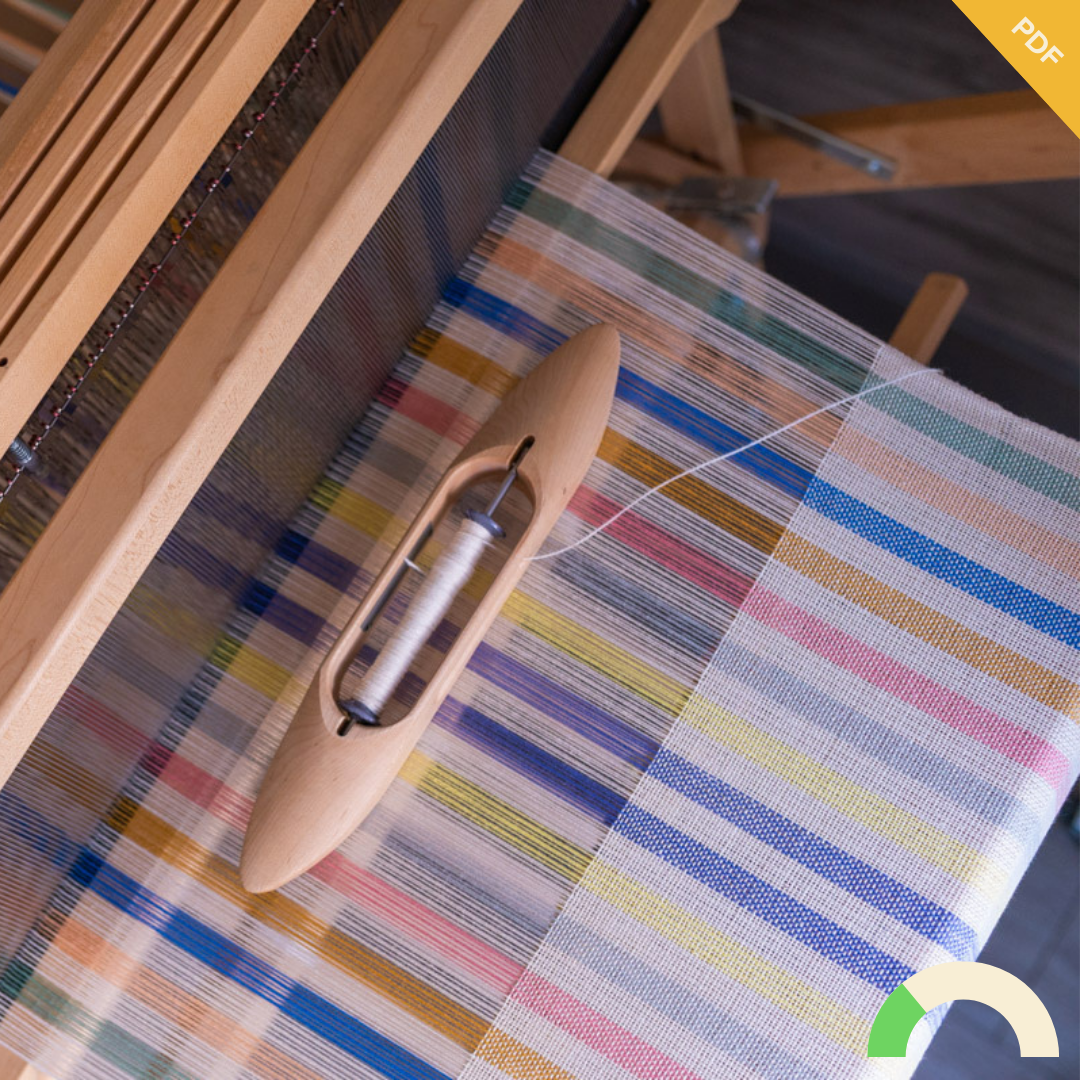 Sorbet Stripes Tea Towels Pattern by Angela Kelly