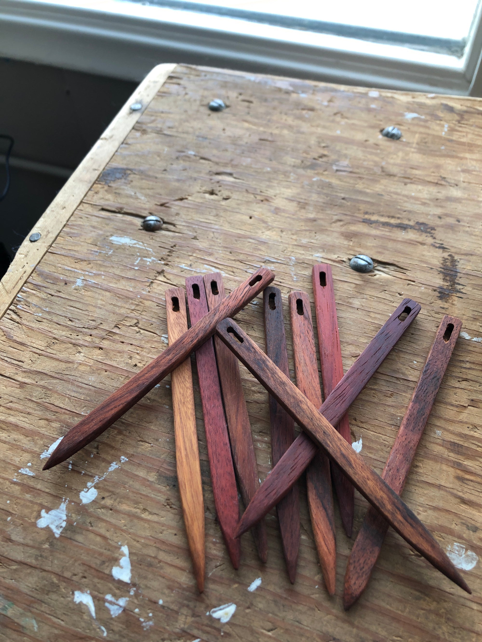 Hand-Made Hardwood Tapestry Needles
