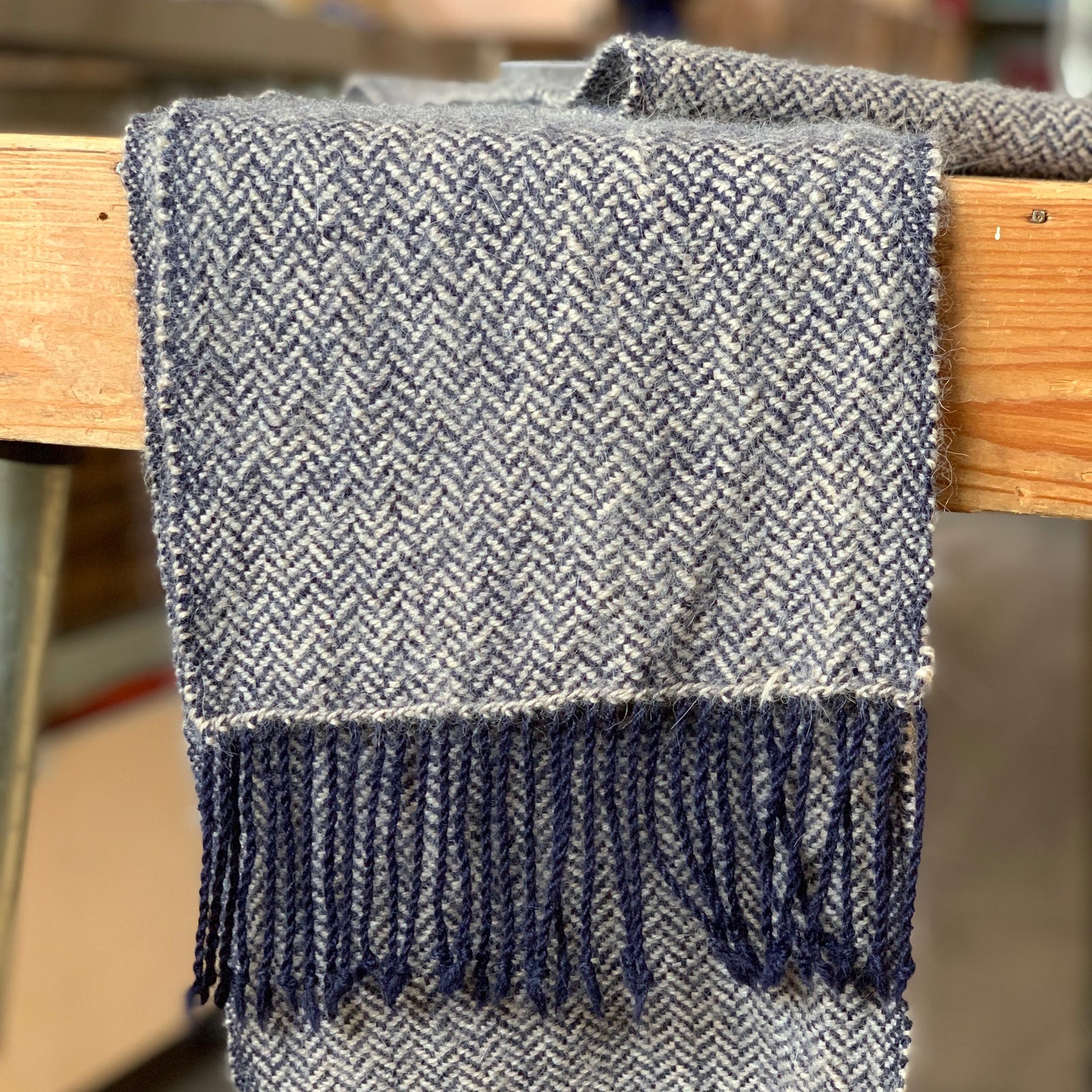 Alpaca Herringbone Scarf