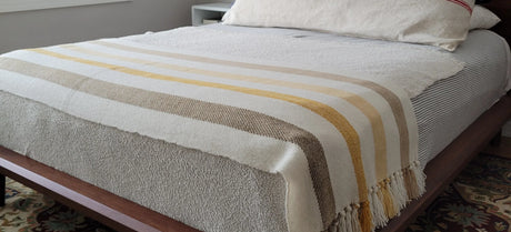 Parkland Blanket Wool Pattern: Stripes on Yarrow