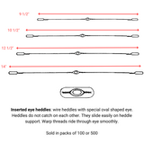 Wire Heddles - All Types & Sizes - Leclerc