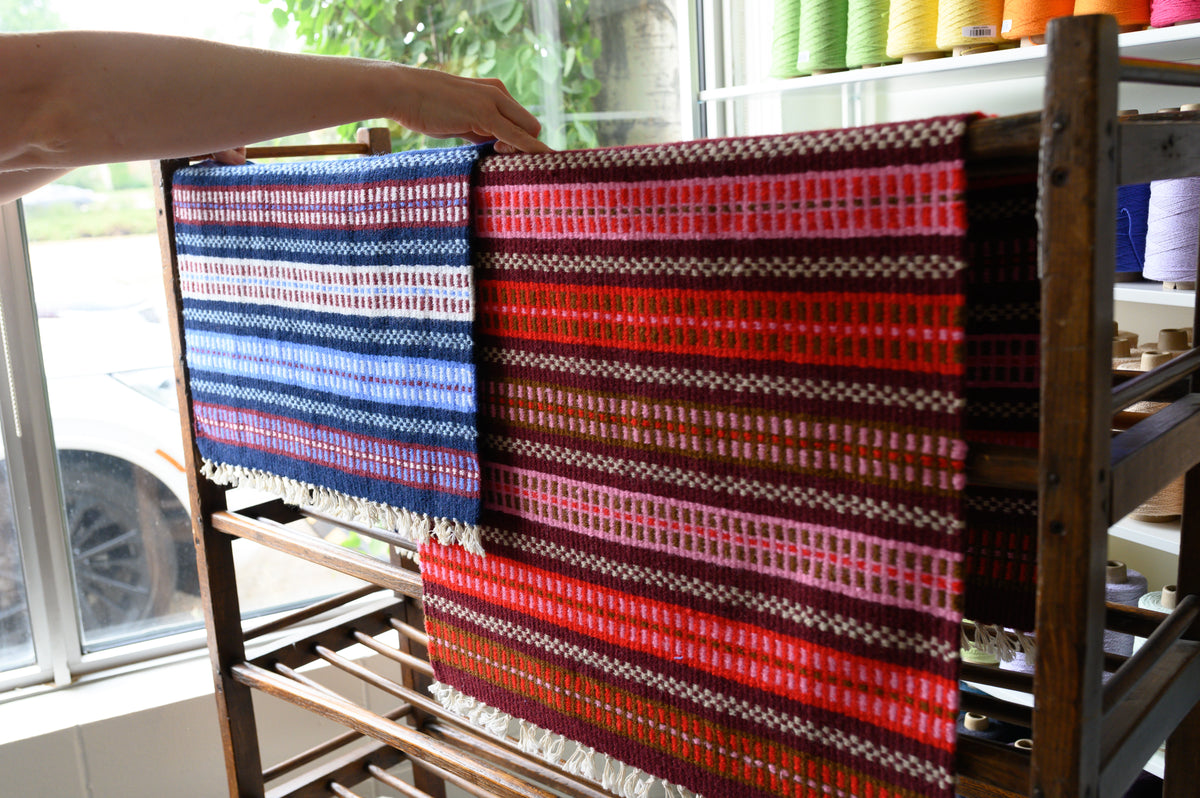 Flowing Dashes Rug Pattern Dash + Dot Rug Pattern AND Rug Weaving Fundamentals (downloadable PDFs ...