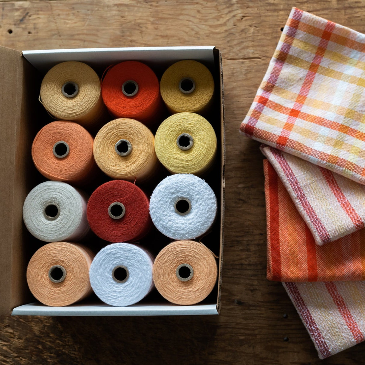 Sorbet Tea Towel Kit: Apricot