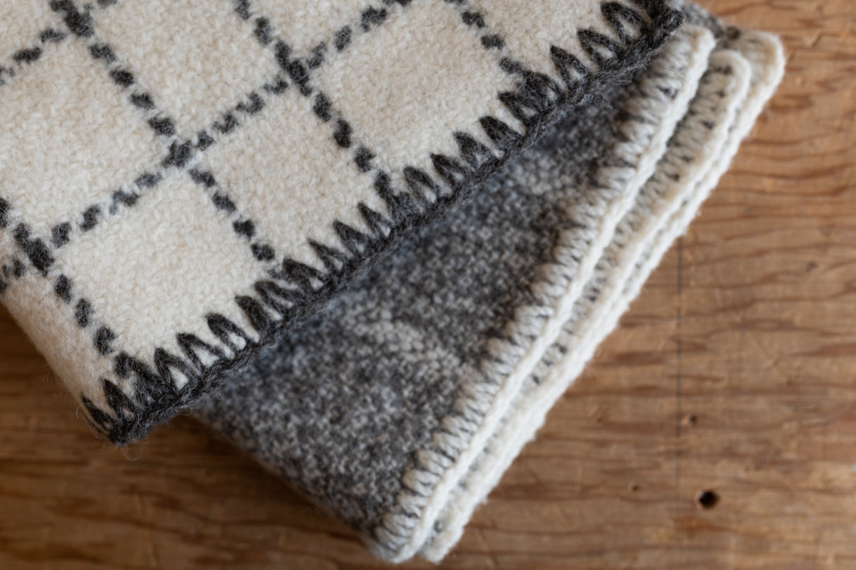 Parkland Blanket Wool Pattern: Broken Twill Checks