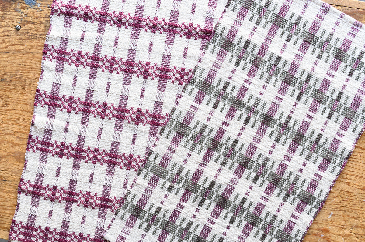 Summer and Winter Tea Towels Pattern