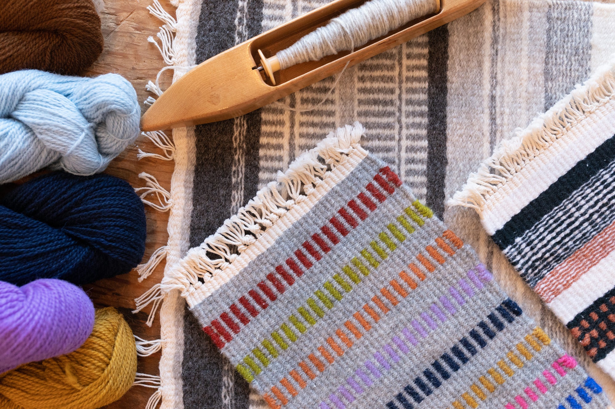 Dash + Dot Rug Pattern AND Rug Weaving Fundamentals (downloadable PDFs)