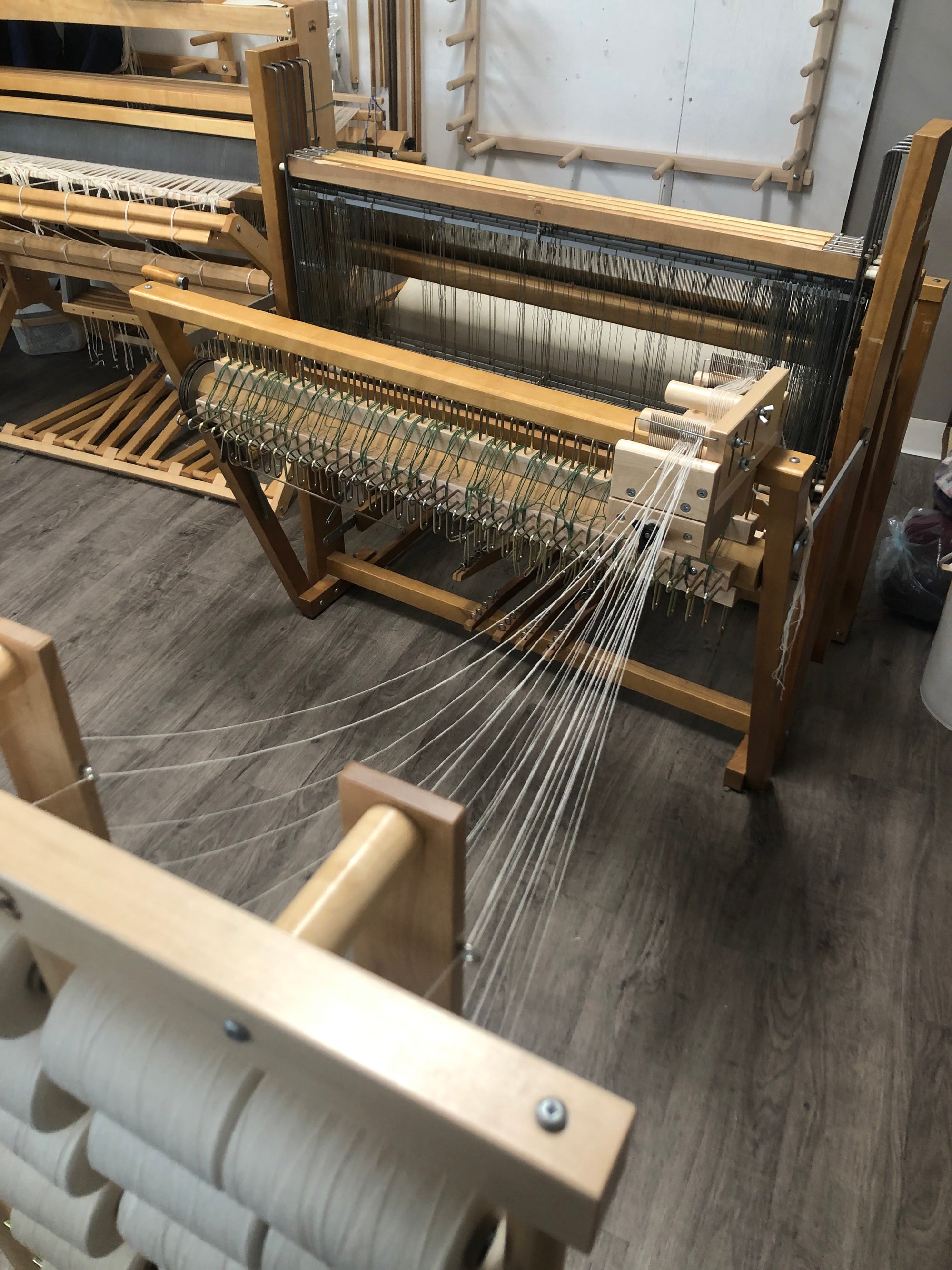 Sectional Warping and Production Weaving
