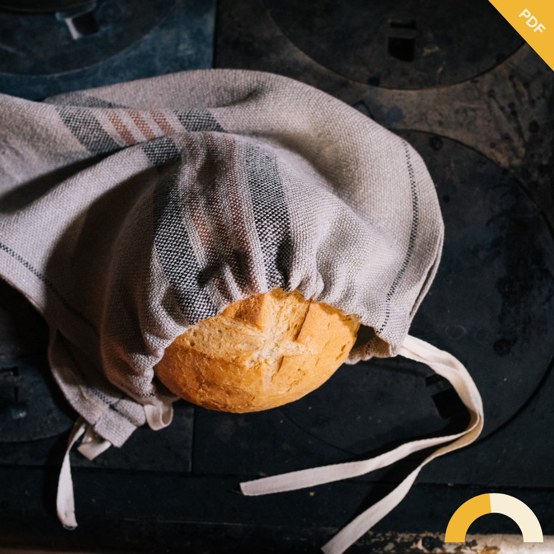 Homestead Linen Bread Bag Pattern (By Shannon Nelson) GATHER Textiles
