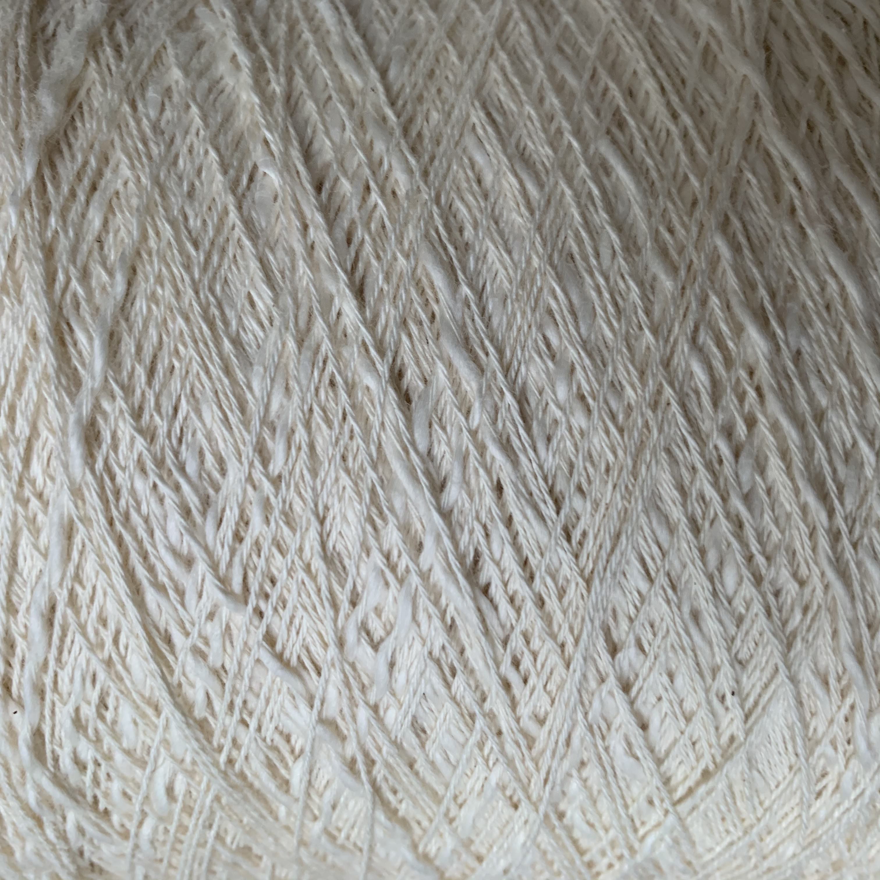 Cotton Slub - Natural 2.2 lbs Cone – Gather Textiles