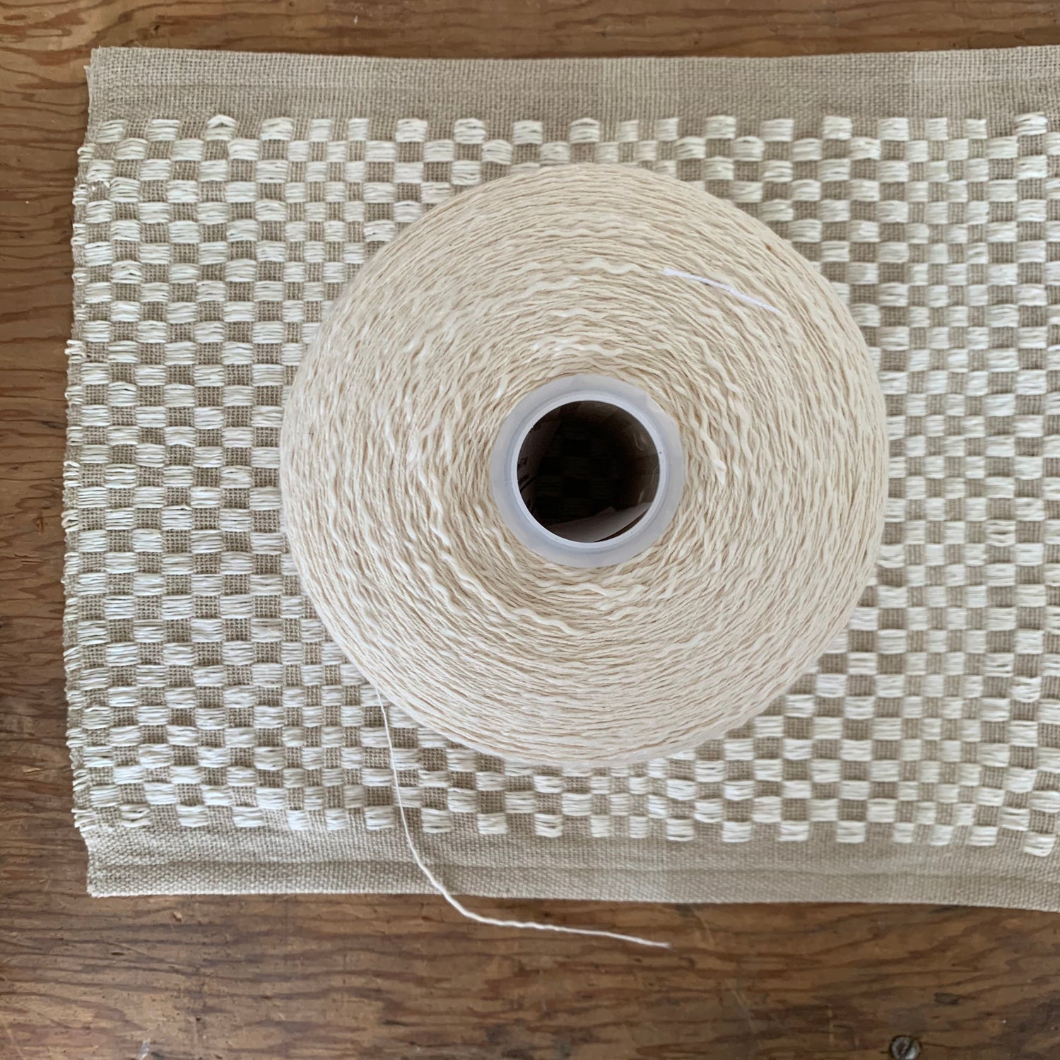 Cotton Slub - Natural 2.2 lbs Cone