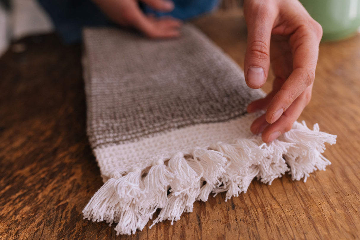 Waffle Weave Hand Towels Pattern