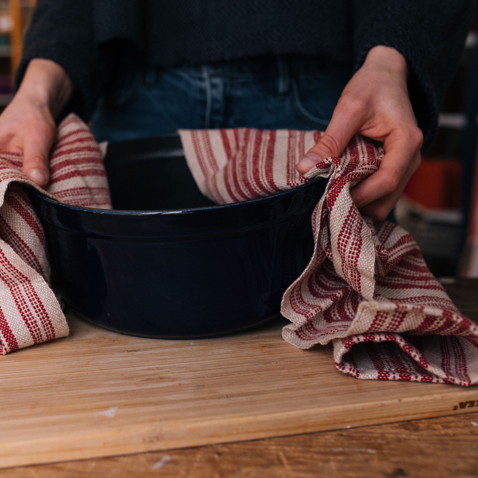 Organic Stripes Tea Towel Kit – Jane Stafford Textiles