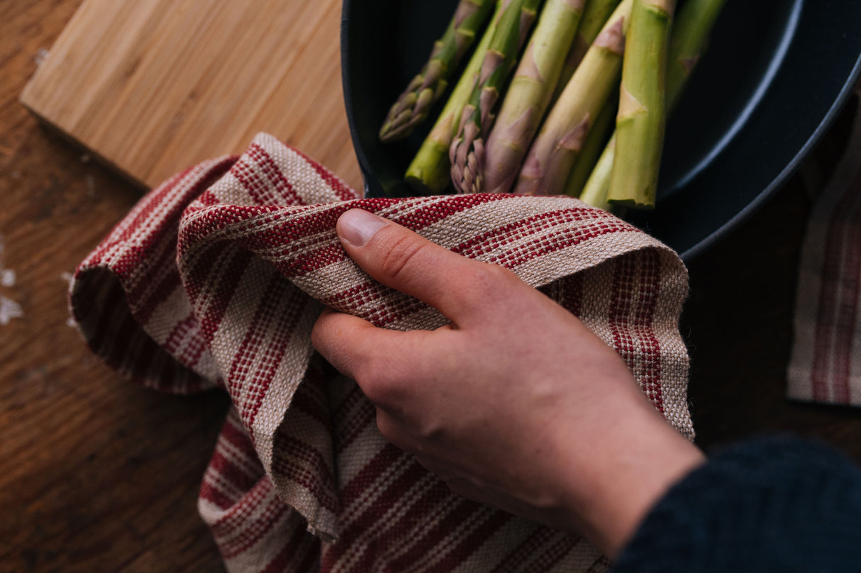 Classic Striped Tea Towel Pattern