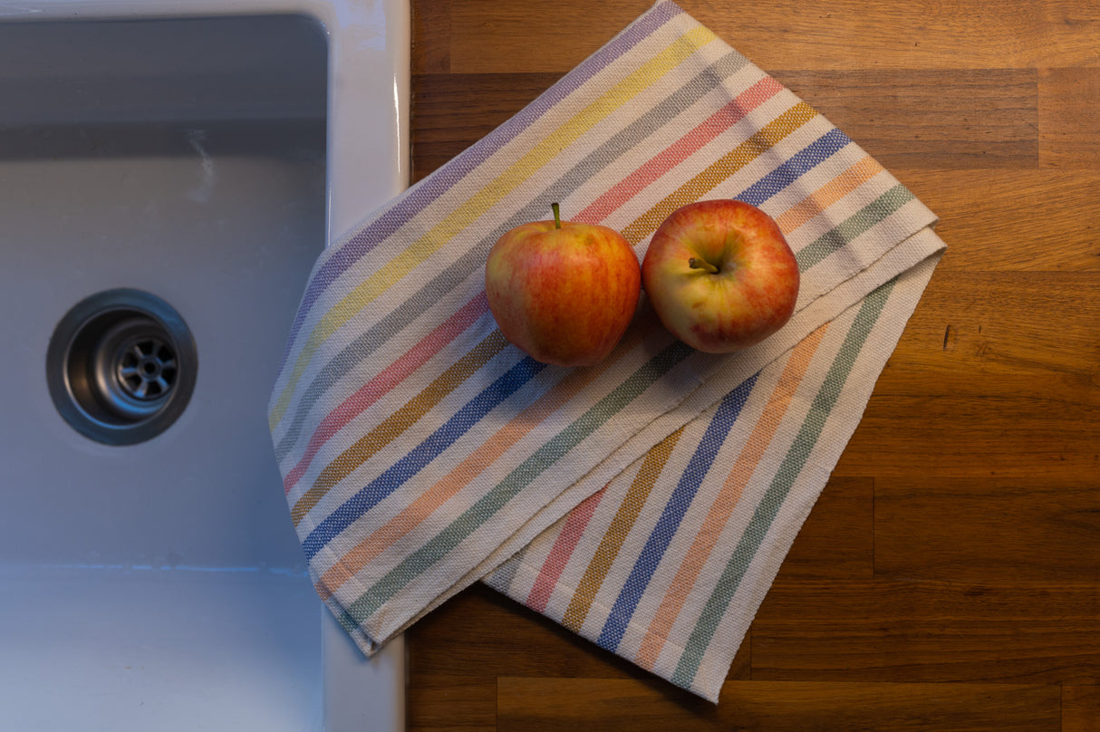 Sorbet Stripes Tea Towels Pattern