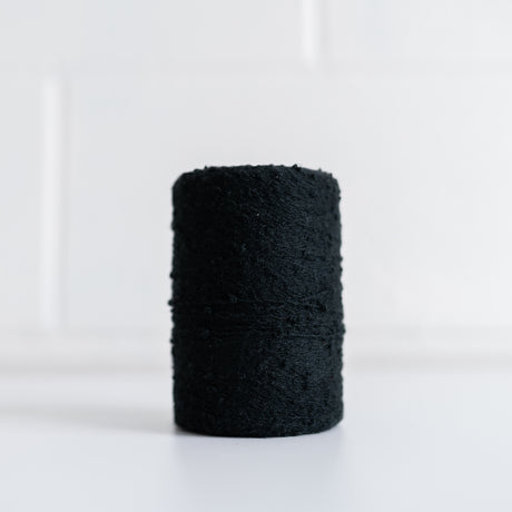 Bamboo Boucle - Black / White