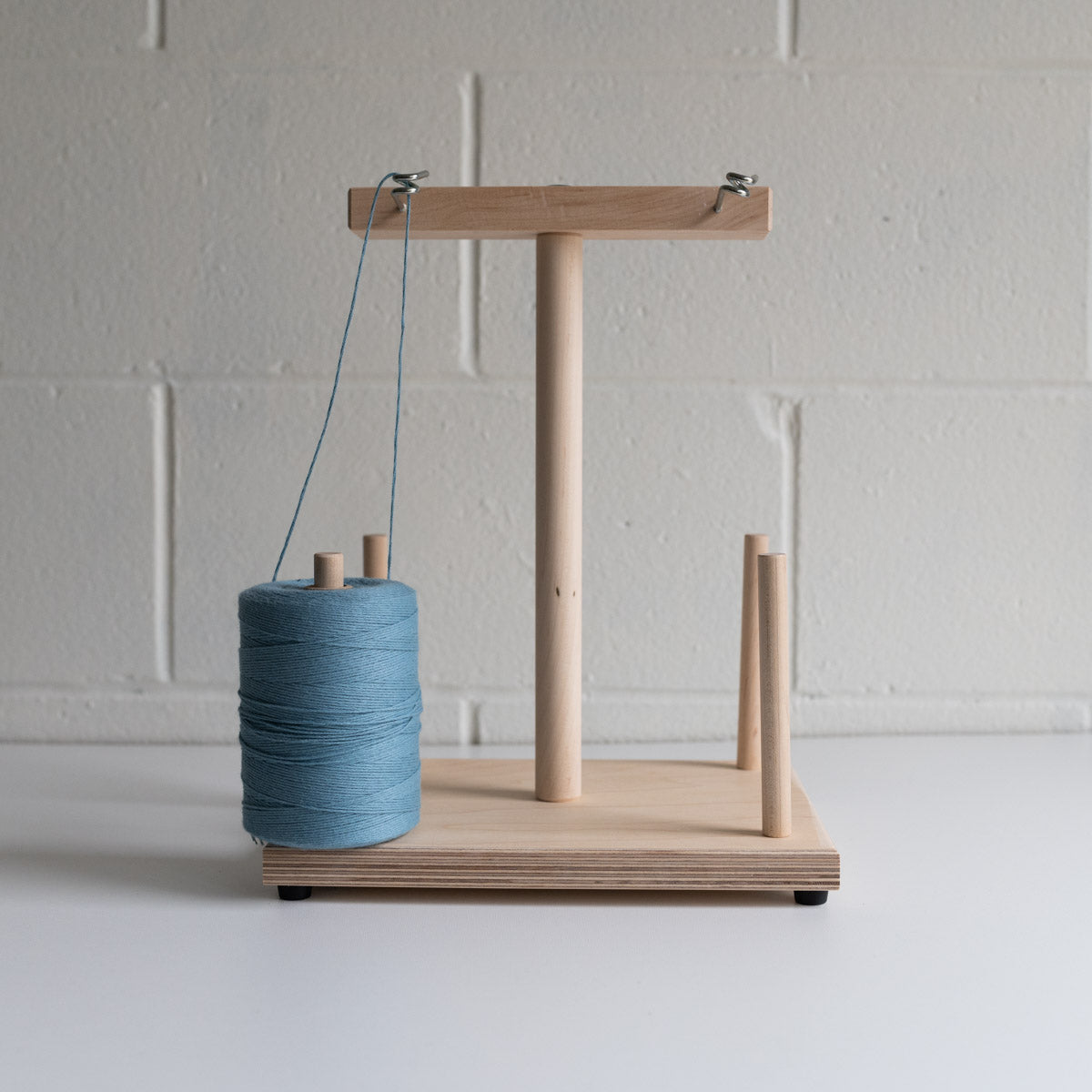 4 Spool Maple Weavers' Yarn Cone Holder