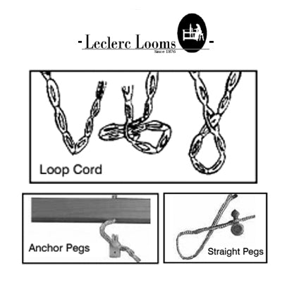 Texsolv Loop Cord and Pegs - Leclerc