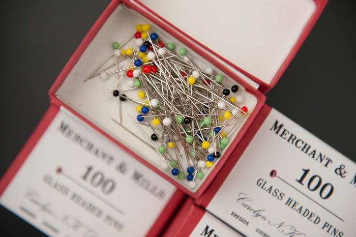 Glass Head Pins 100 - Merchant & Mills