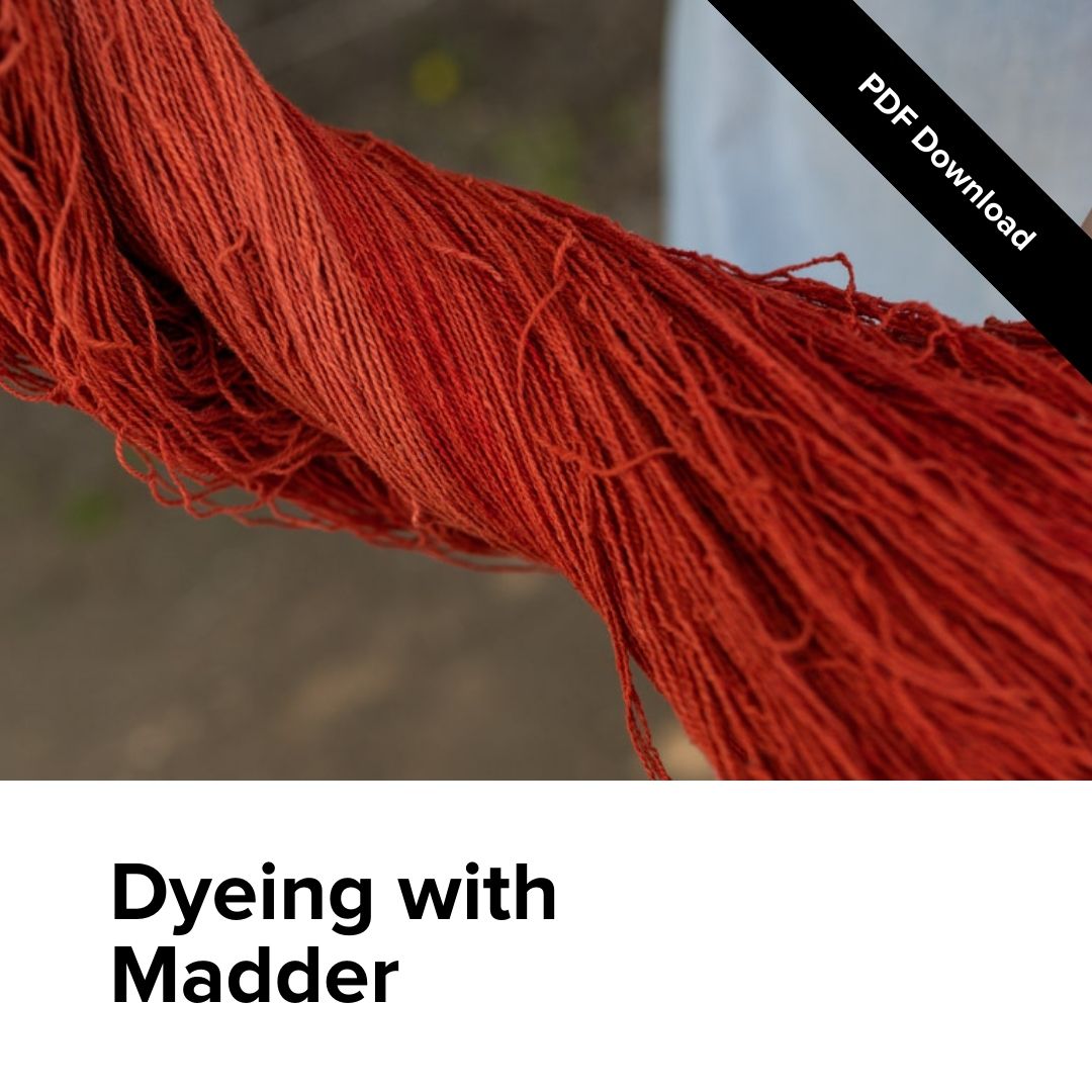 Dyeing with Madder - PDF