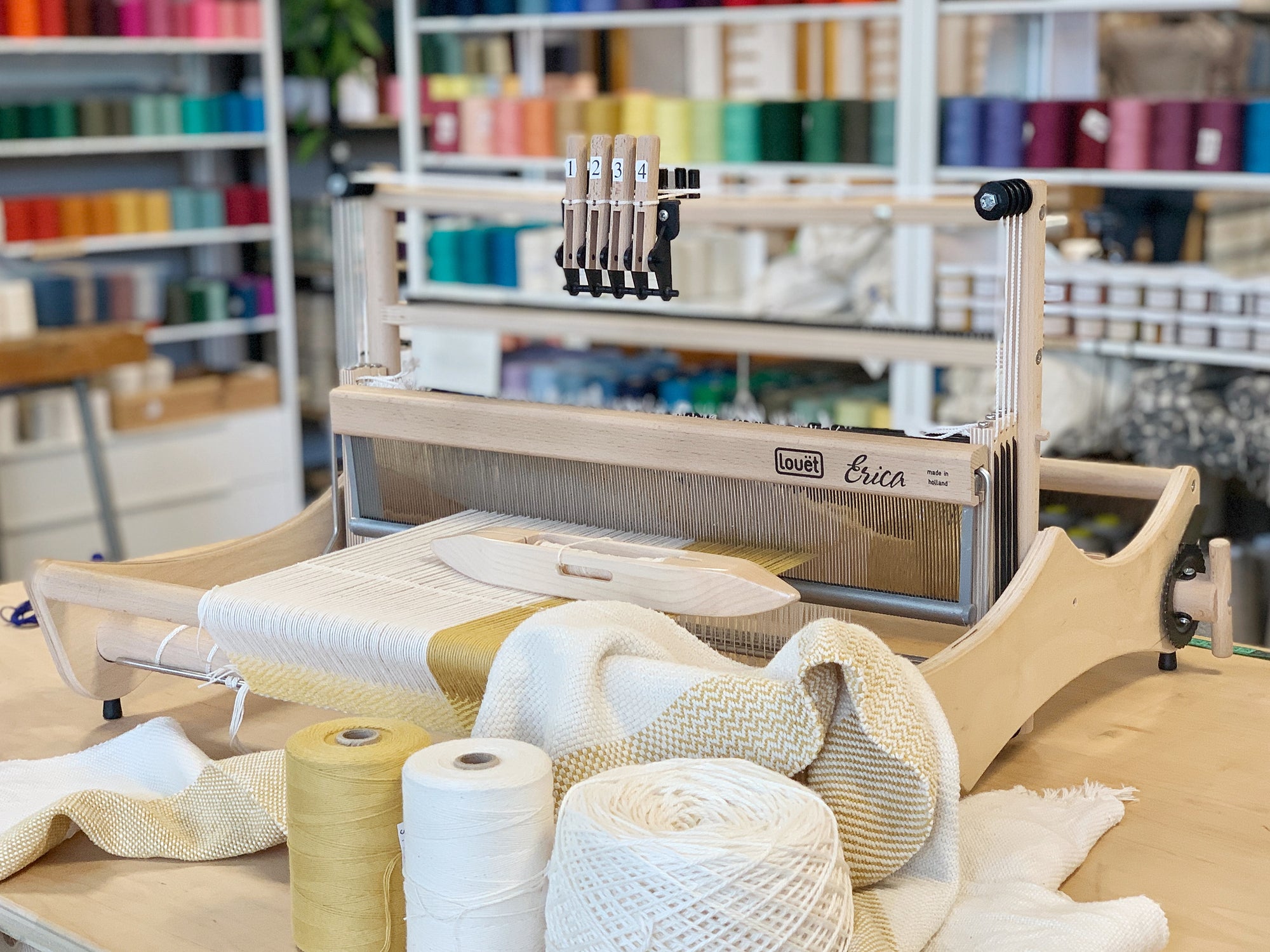 ONLINE COURSE MATERIAL KIT- Learn to Weave on a Four Shaft Loom