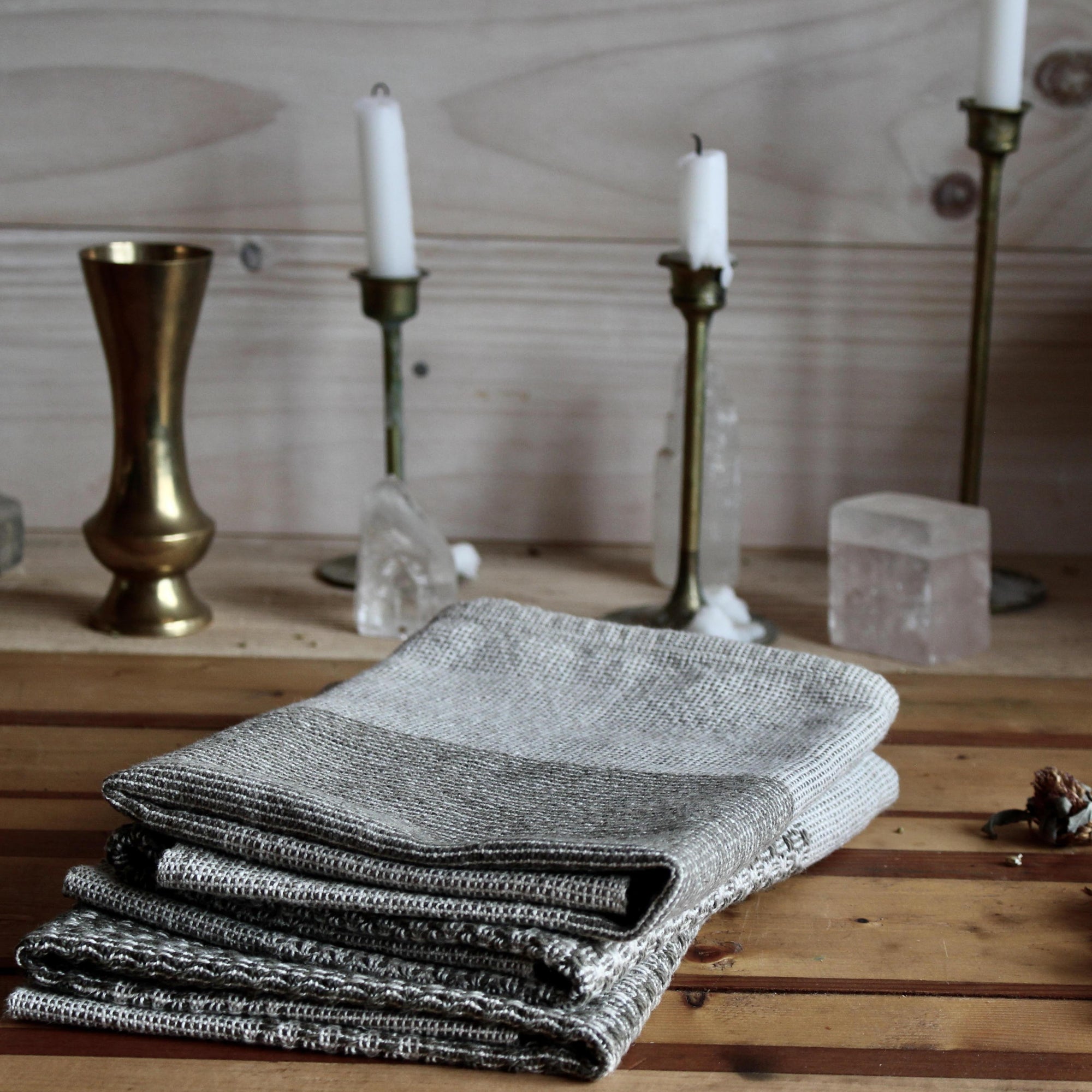 Demi-Damask Kitchen Towels (By Megan Samms) - GATHER Textiles Inc.